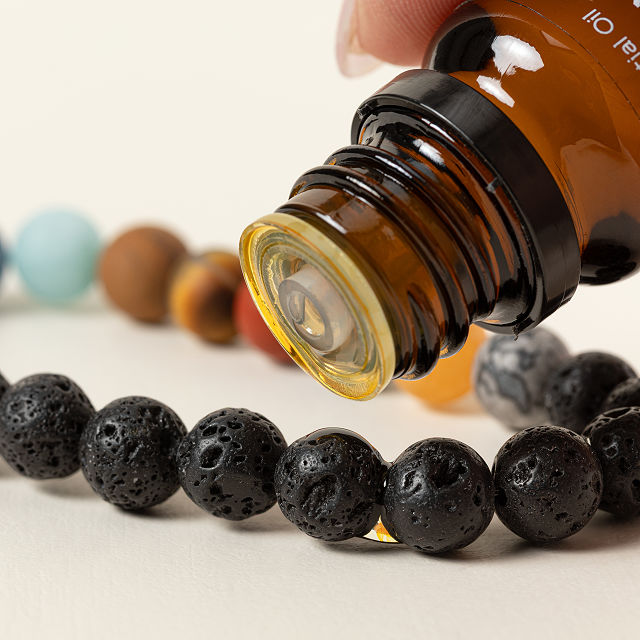 Solar System Aromatherapy Bead Bracelet