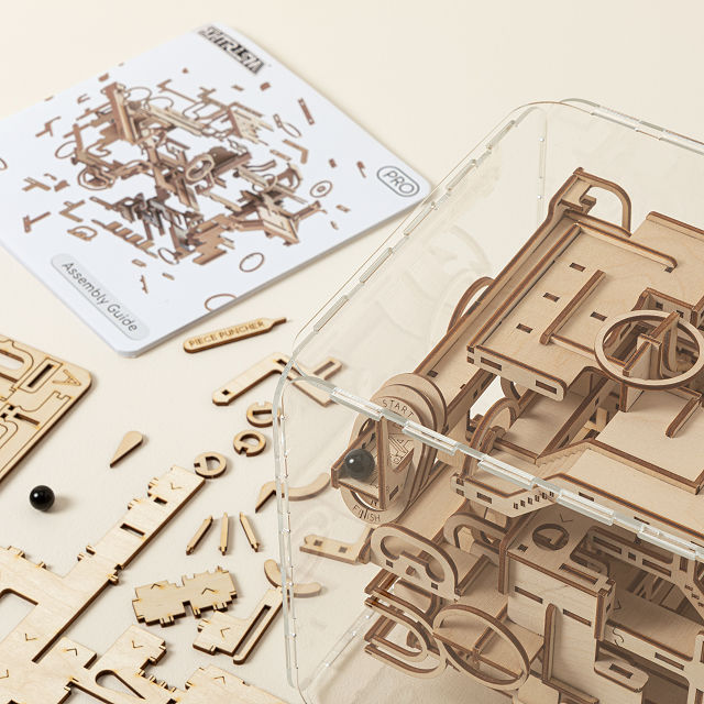 Build Your Own 3D Pro Marble Run Puzzle Cube