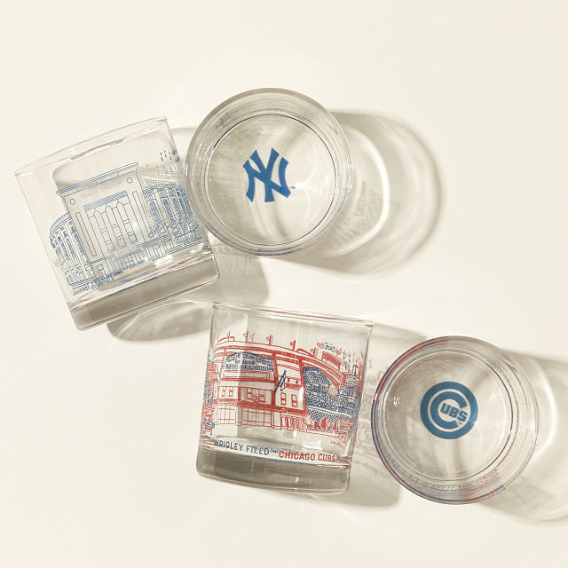 MLB Stadiumscape Rocks Glasses - Set of 2