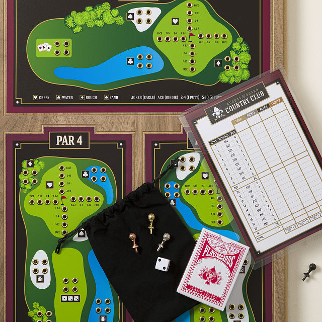 The 19th Hole Wooden Tabletop Golf Game