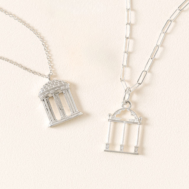 College Town Architecture Necklace