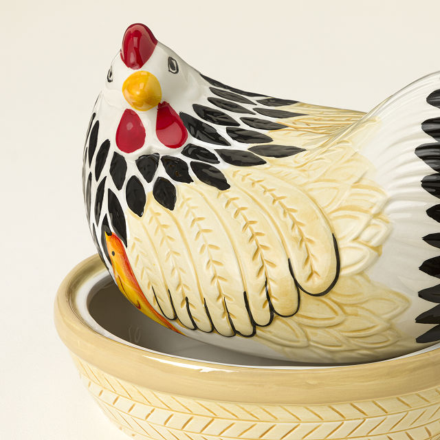 Mother Hen Ceramic Storage Jar