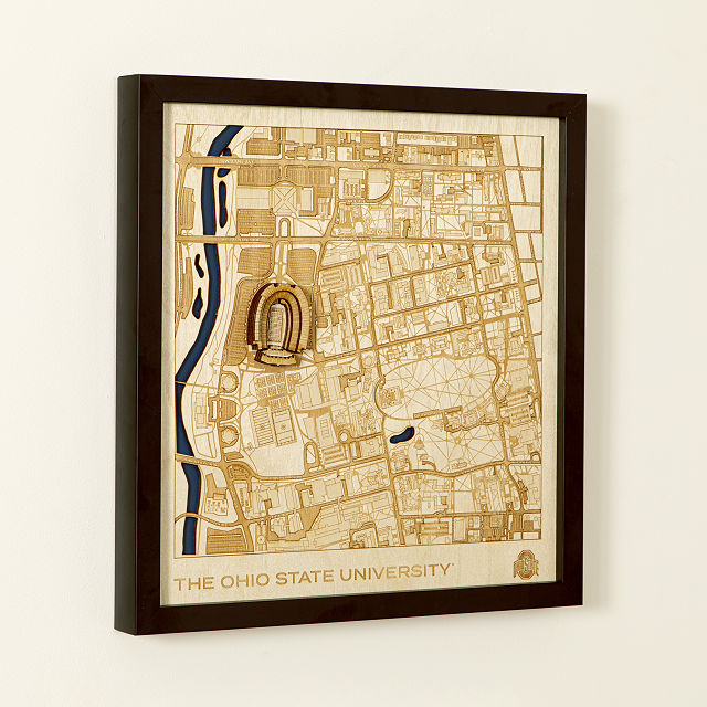 College Town Wall Sculpture