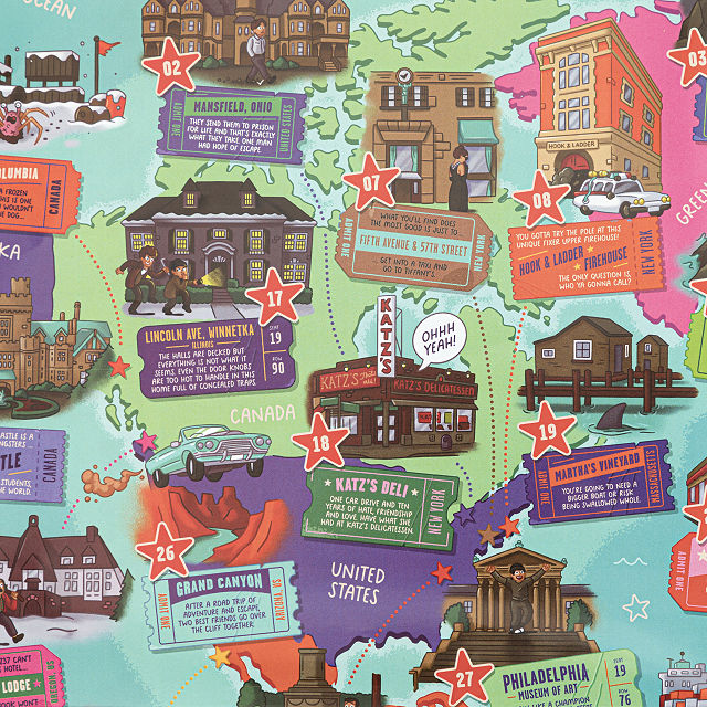 Movie Locations Puzzle & Trivia Game