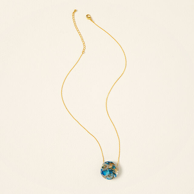 Abstract Earth Necklace