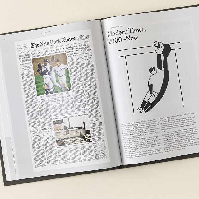 New York Times Custom Baseball Book
