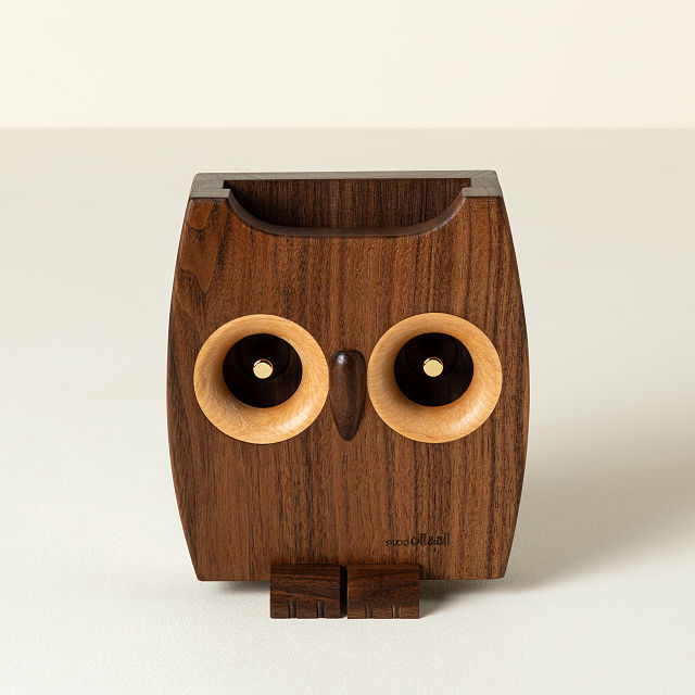 Acoustic Owl Amplifying Speaker