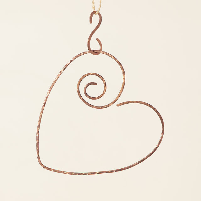 Copper Heart Hummingbird Perch