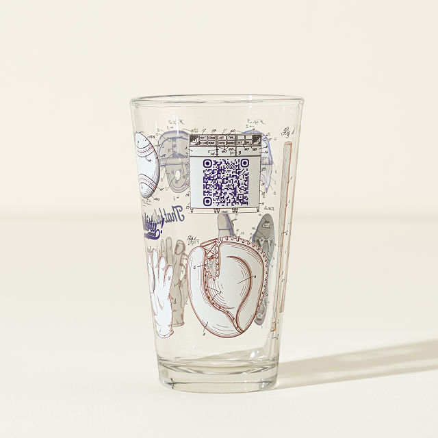 Baseball Every Day Interactive QR Glass