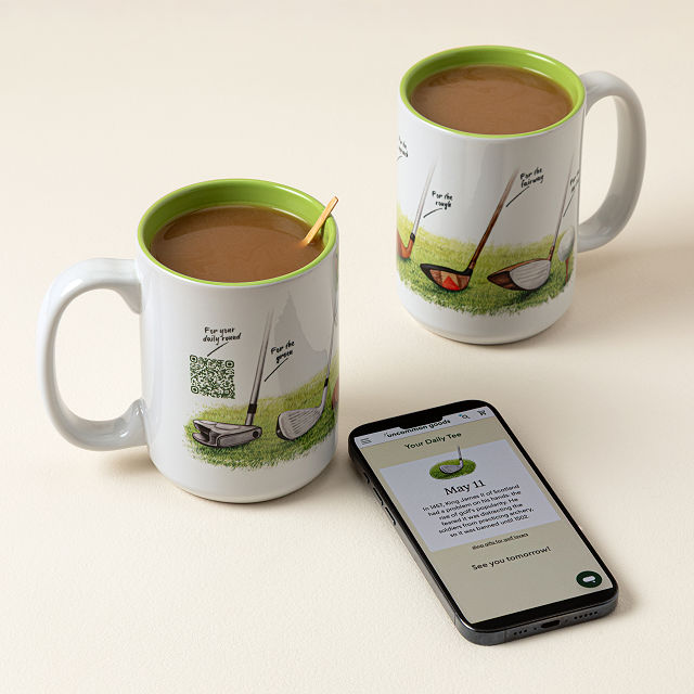 Golf Every Day Interactive QR Mug