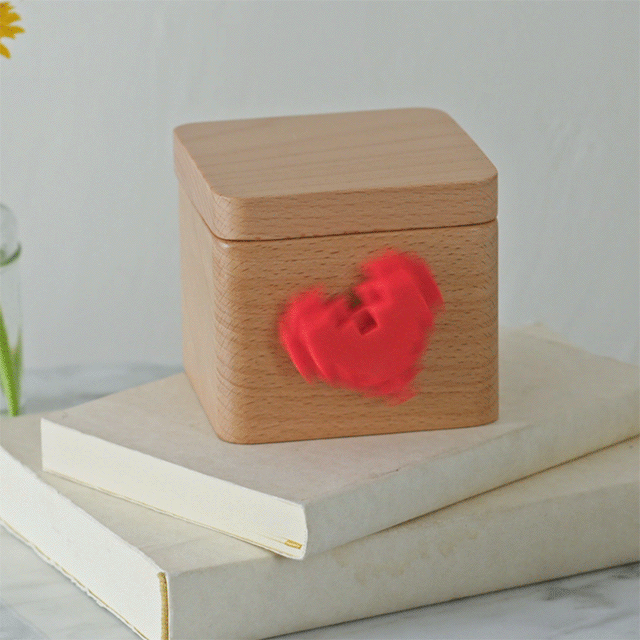 Lovebox Spinning Heart Messenger