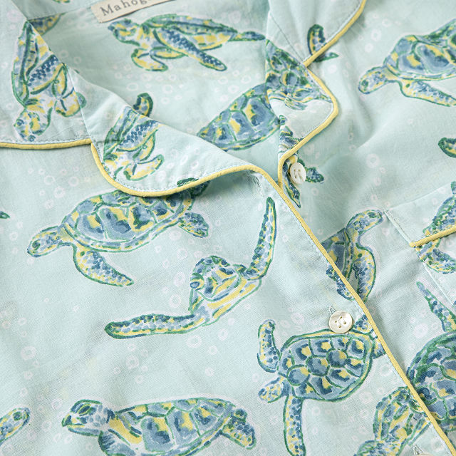 Sea Turtle Pajama Short Set
