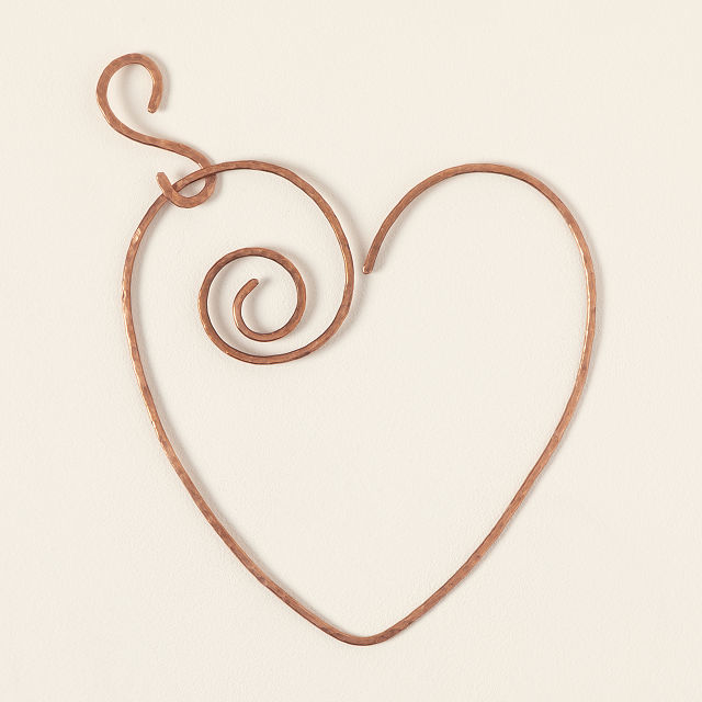 Copper Heart Hummingbird Perch