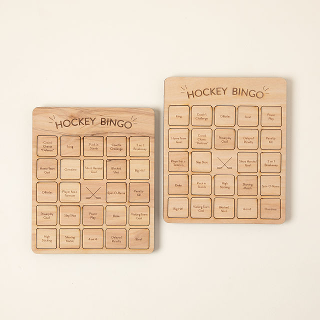 Hockey Bingo Set of 2