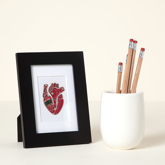 Geeky Love Circuit Board Art