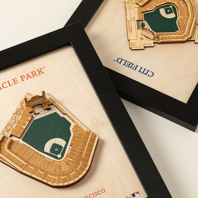 MLB Wall Sculpture Stadium Art