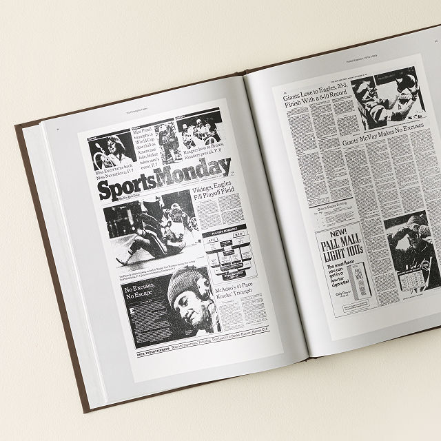 New York Times Custom Football Book