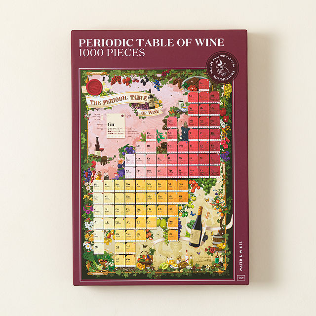 Periodic Table of Wine Puzzle