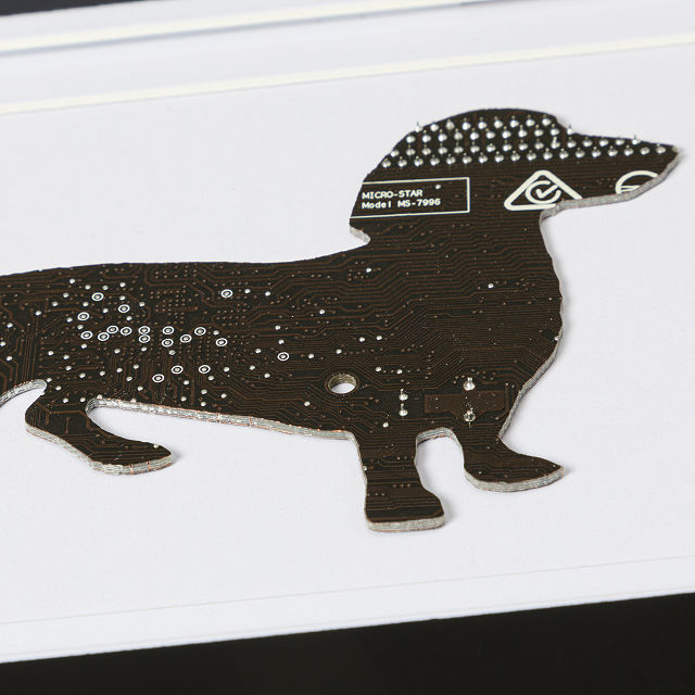 Custom Pet Circuit Board Art