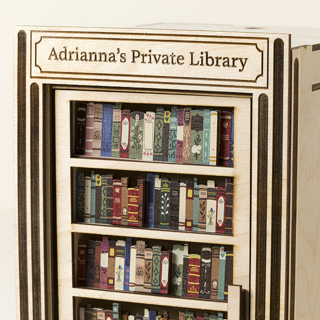 Mini Bookshelf Reading Nook