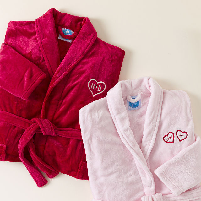 Custom Embroidered Sweetheart Robe