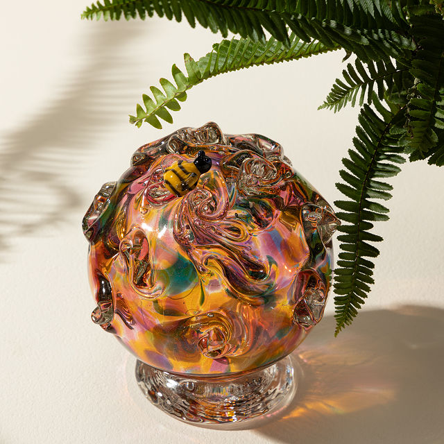 Glass Bee Drinking Orbs