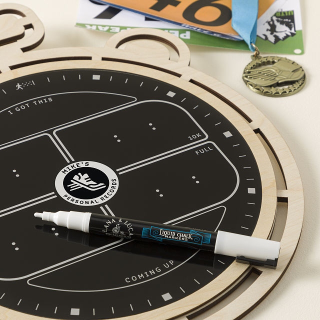 Personalized Runner's Medal Display & PR Board