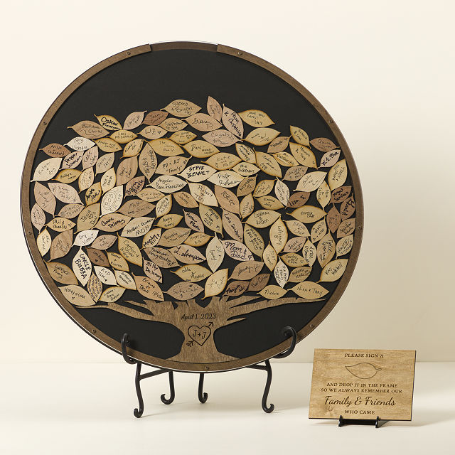 Custom Wedding & Anniversary Tree Guest Book