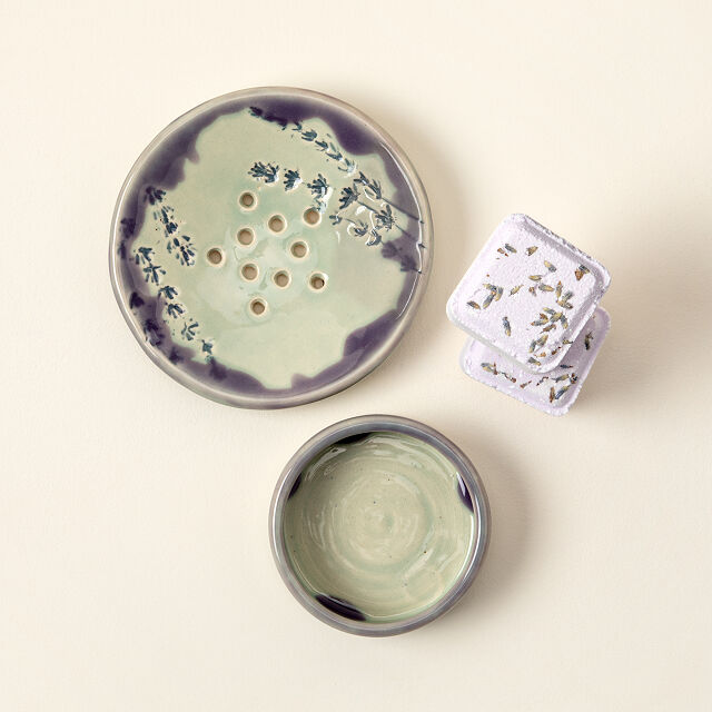 Lavender Shower Steamers & Tray Set