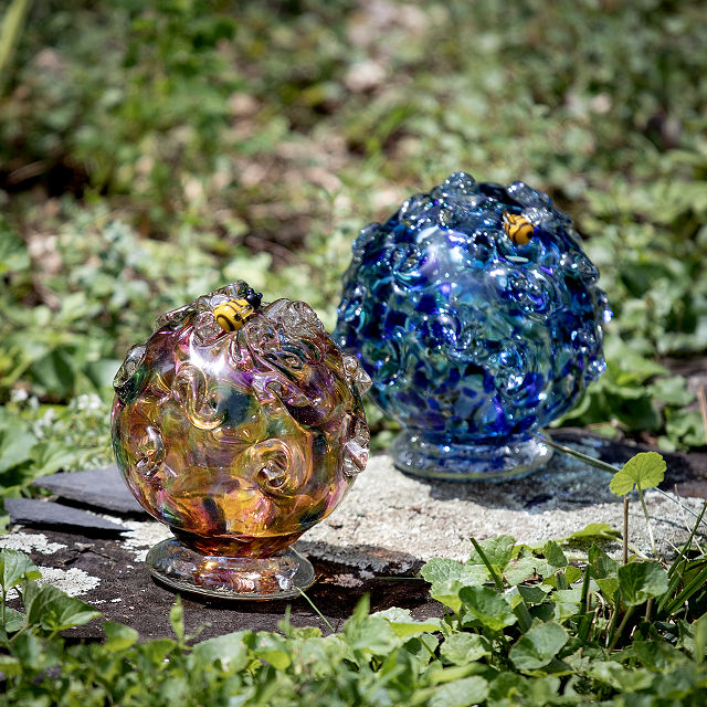 Glass Bee Drinking Orbs