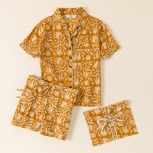 Floral Dreams Pajama Short Set