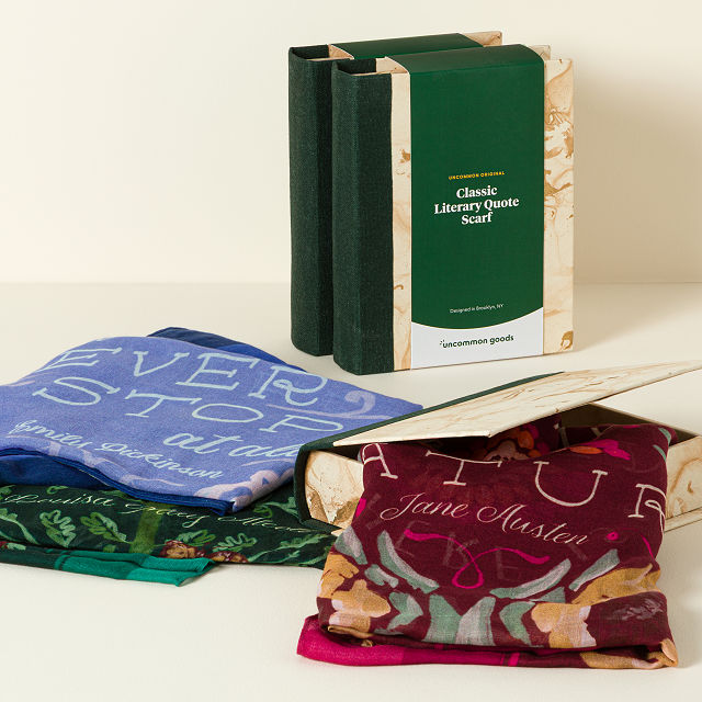 Classic Literary Quote Scarf