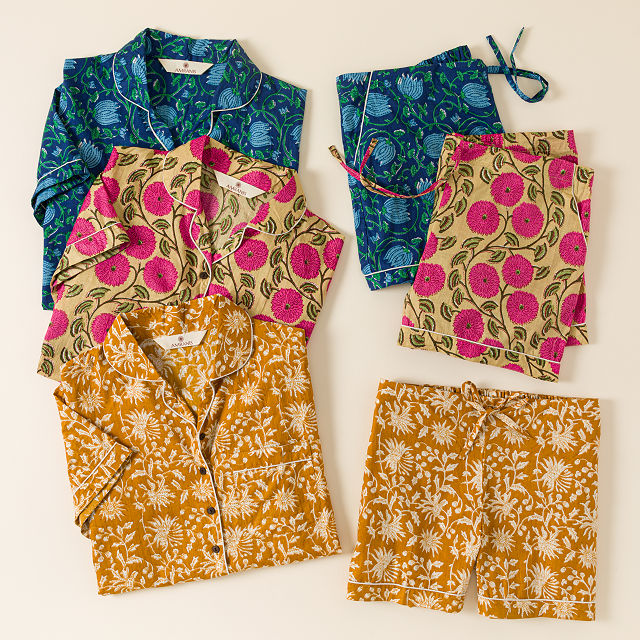 Floral Dreams Pajama Short Set