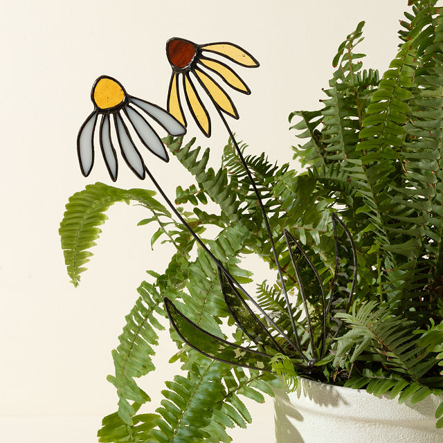 Stained Glass Floral Stem