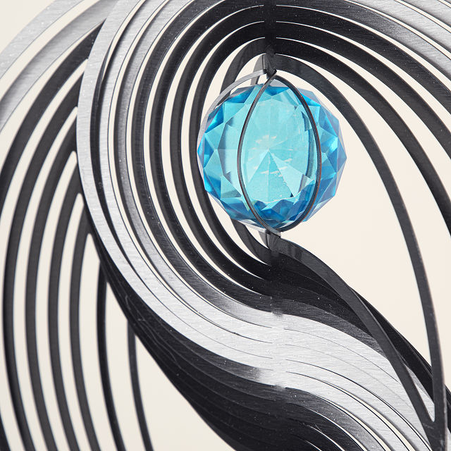Yin Yang Crystal Wind Spinner