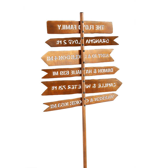 Personalized Family Member Signpost