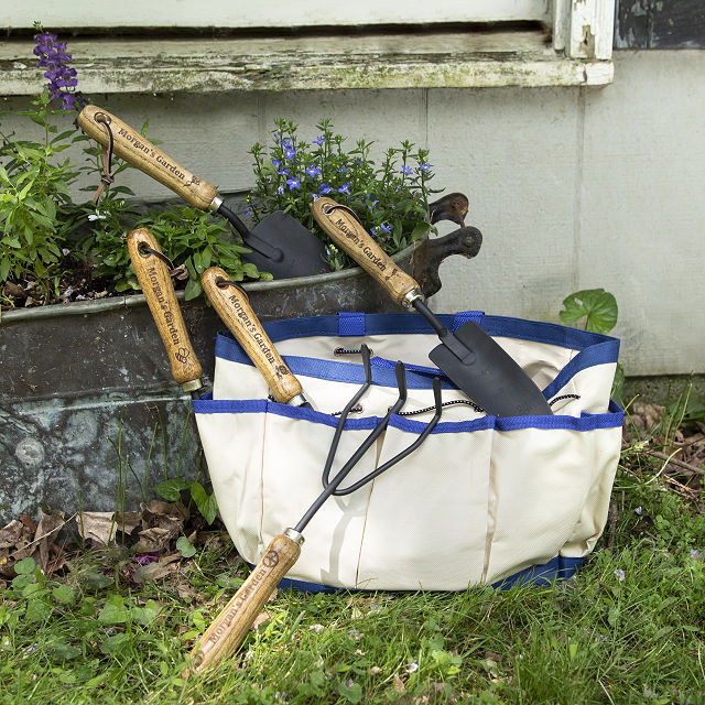 Custom Engraved Gardener's Tool Set