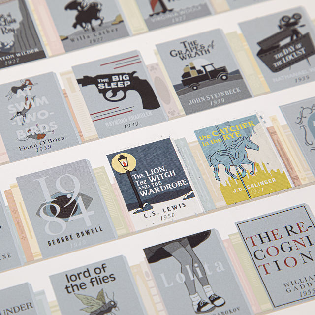100 Essential Novels Scratch Off Chart