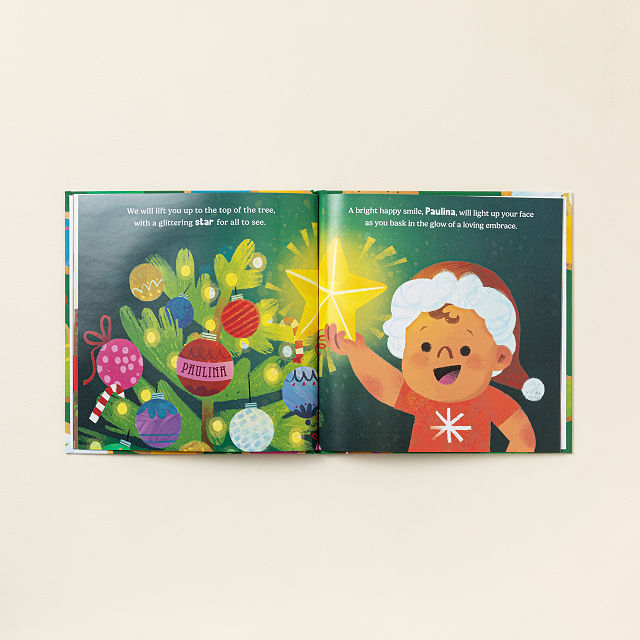 Baby's First Christmas Personalized Book