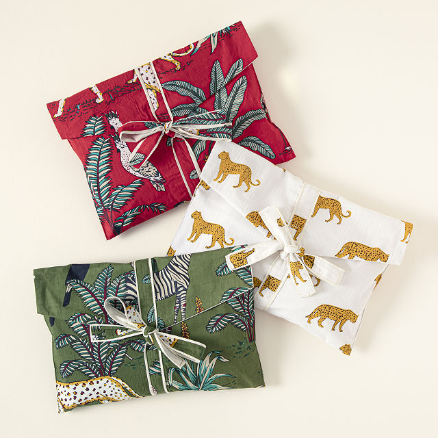 Jungle Print Pajama Short Sets
