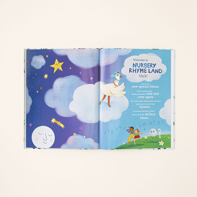 Personalized My Name in Nursery Rhymes Book