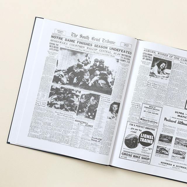 Personalized College Football History Books