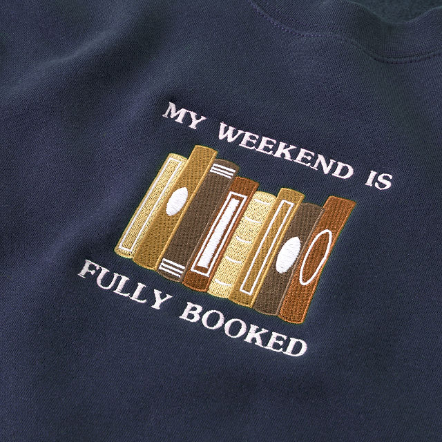 Fully Booked Embroidered Sweatshirt