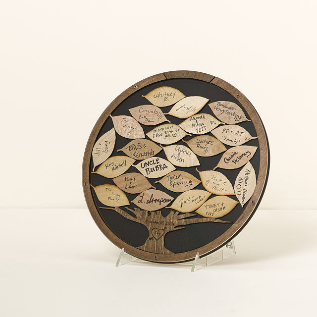 Custom Wedding & Anniversary Tree Guest Book
