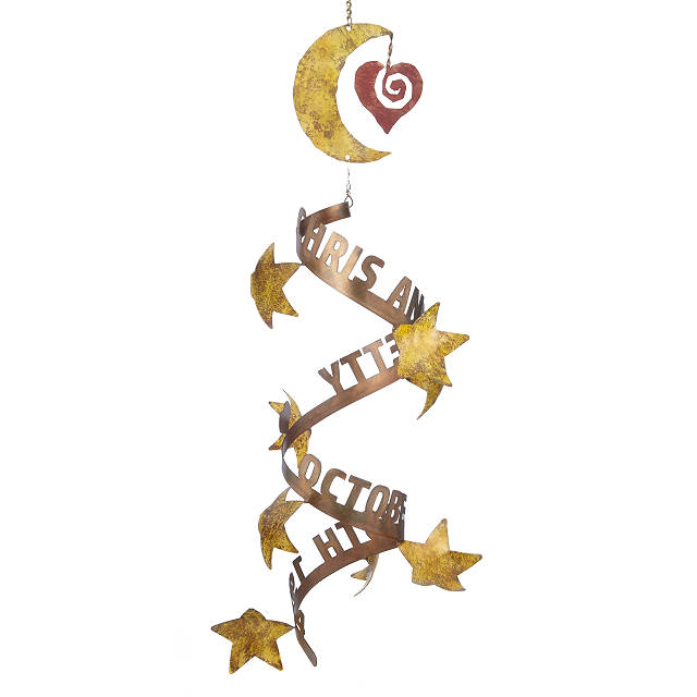 Stars Align Personalized Wind Sculpture