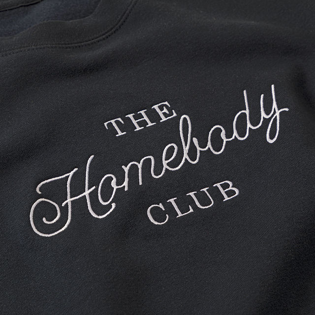 Homebody Club Embroidered Sweatshirt