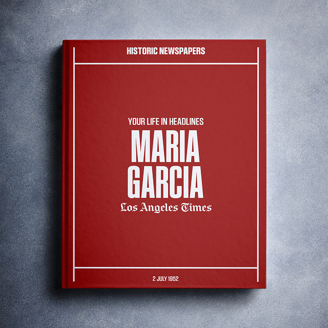 LA Times Custom Birthday Books