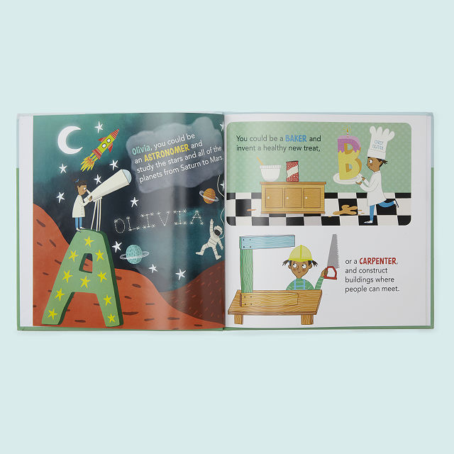 Personalized ABC What Can I Be Book