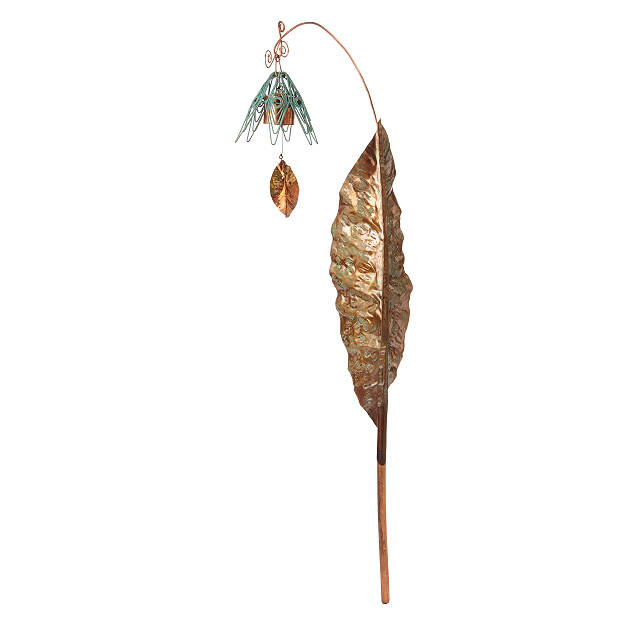 Bellflower Chime Garden Stake