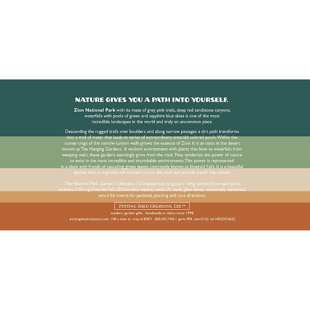 Grow Your Own National Park Botanicals Kit